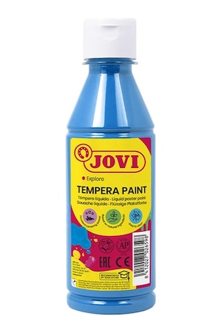 Jovı 502 Guaj Boya 250ml Açık Mavi Çok Renkli