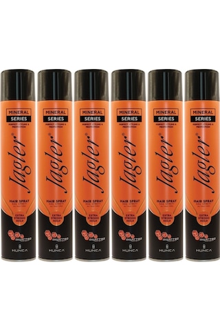 Jagler Saç Spreyi 400ml Extra Strong Hold-ekstra Güçlü Tutuş 6lı