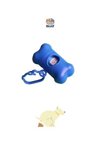 Köpek Kemik Şeklinde Plastik Kaka Poşetlik - 666649111