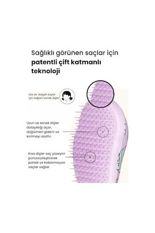 Tangle Teezer Mini Unicorn Çocuk Saç Fırçası - Pembe