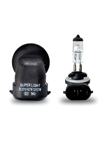 12v H27 Standart Far Ampulü H27w/2 881 Pipo L Tip