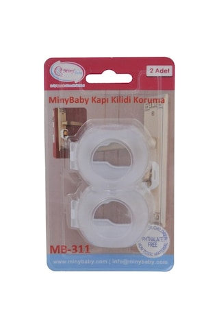 Miny Baby Mandallı Kapı Kilidi Koruması İkili Paket