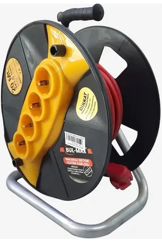 Bul-max Kab Makaralı 3x2.5 Cca 50mt Uzatma Kablosu 50 Mt