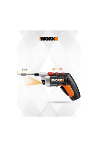 Worx Wx252 4volt/1.5ah. Li-ion Şarjlı Tornavida + 10 Adet Bits Uç Fr Wx252