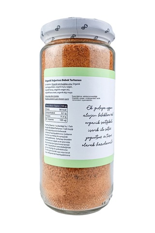 OG natural Organik Yoğurtsuz Bebek Tarhanası 400 G