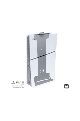 Playstation 5 Slim Duvar Standı Yerden Tasarruf Rahat Hava Akışı Gaming Aksesuar Konsol Tutacağı