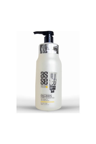 Asse Collagen Care Şampuan, Süt Ve Bal Özlü Nemlendirici, Onarıcı, Koruyucu - Güçlü Saçlar 1000 Ml. İşlem Görmüş