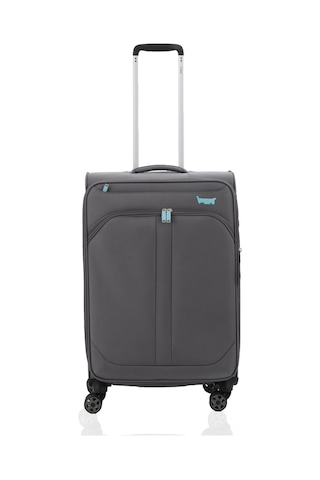 Baggaj V2411 Super Lıght Valiz Black Set Grey