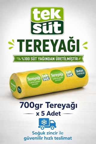 Tereyağ 700 Gr X 5 Adet
