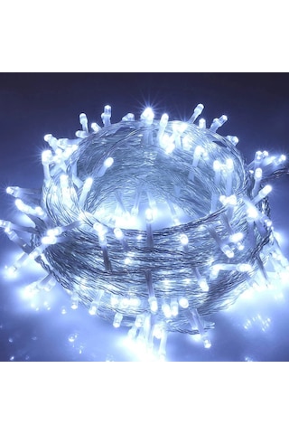 Vıp Kalite 50 Metre Beyaz Led Işık Beyaz İp Led Işık Modlu 220v Beyaz Yılbaşı Ağacı Işığı Noel Işığı Gün Işığı