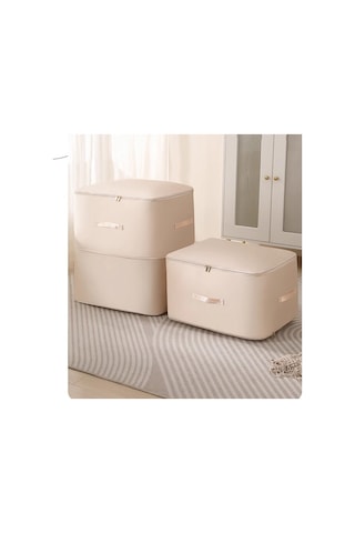 Xindoker Giyim Ve Yorgan Saklama Çantası - Su Geçirmez Nem Engeli - Dayanıklı Materyal - Geniş Tutamaklı - Çift Yönlü Pervane - Mavi 54x42x60 Cm Mavi