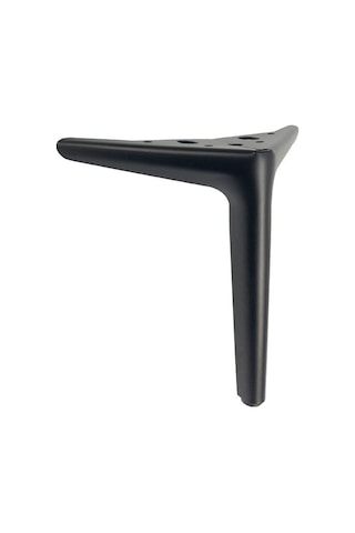 Lh-xy-0010 Kanepe Dolabı Metal Ayaklı Mobilya Ayağı, Yükseklik: 19cm Mat Siyah Mat Siyah