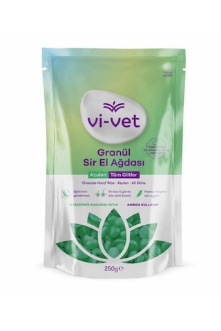 Vivet Granül Sir Ağda Azulen 250 Gr 3 Adet + Vivet Ağda Temizleme Ve Masaj Yağı Vitamine 125 Ml