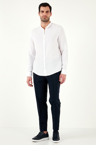 Buratti Pamuklu Regular Fit Hakim Yaka Erkek Gömlek Cf25S127702 Beyaz