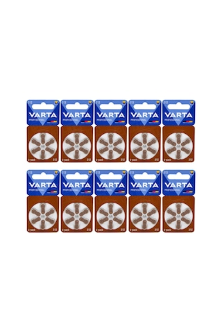 Varta 312 Numara İşitme Cihaz Pili 6 x 10 Adet