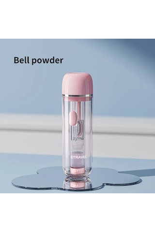 Techbloom Pink Portable Foldable Travel Toothbrush Set Ortodontik Dis Fircasi Dis Macunu Ve Bardakli Seyahat Kiti 11.8x5cm Çift Kişilik