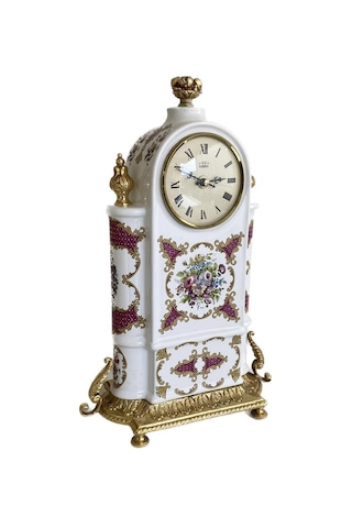 Mignon Decore J'limoges Ala Main Antika Porselen Masa Saati