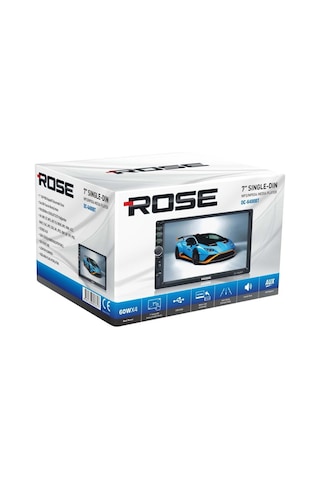 Rose Dc-6400bt Usb, Aux, Fm, Sd, Bluetooth 7 Double-din Teyp