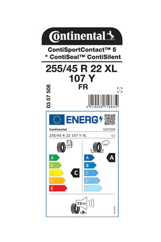 Continental 255/45R22 107Y Contısportcontact 5Contıseal Suv Yaz Lastiği 2019