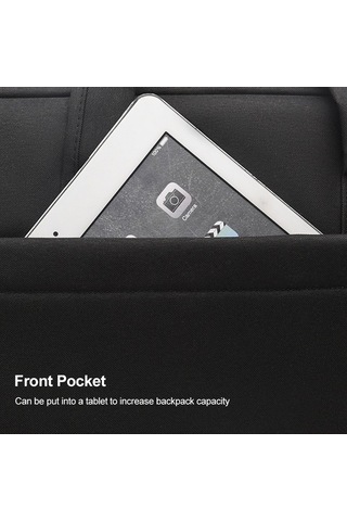 Didadodo Çoklu Kapalı 15 Hafif Laptop Çantası - Su Geçirmez, Omuz Askılı, Valiz Kayışlı Mavi MAVİ