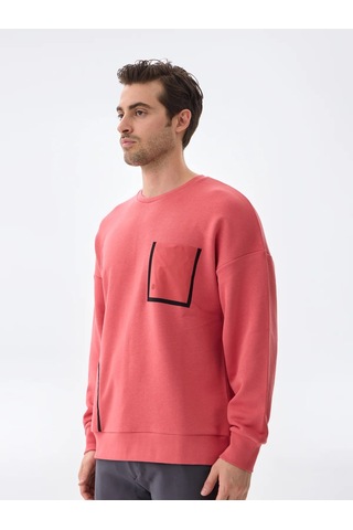 Isaora Performance Cotton Sweat Erkek Powder Red Sweat Isr8113 Kırmızı
