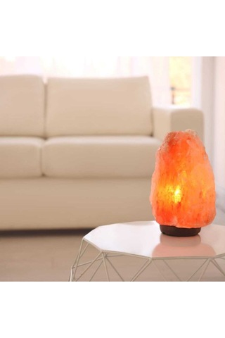 Himalaya Tuz Lambası 4-6 Kg. Doğal Kaya Tuzu Lambası Aç Kapa Düğmeli Tuz Lamba Himalayan Salt Lamp