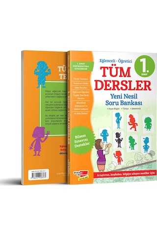 1. Sınıf Tüm Dersler Yeni Nesil Soru Bankası - Dikkat Atölyesi Yayınları