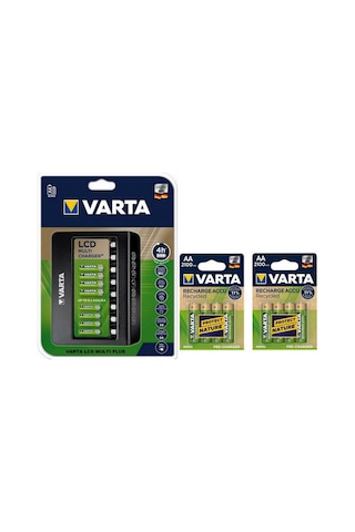 Varta Multi Plus 8Li Şarj Cihazı 8*2100 Mah Aa Şarjlı Pil