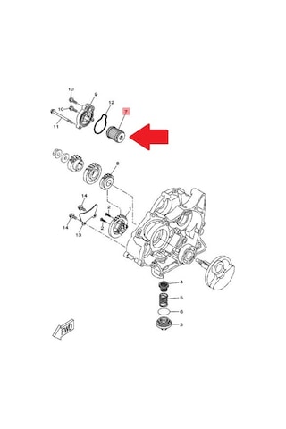 Yamaha Mt 125 Yağ Filtresi 1S7-E3440-0