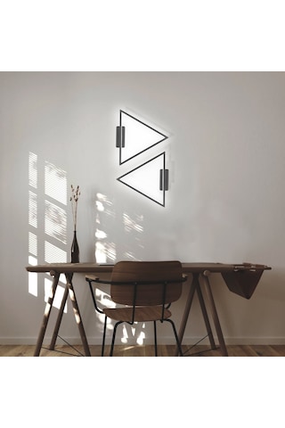 Bermuda Dekoratif Duvar Aplik Üçgen Model Led Linear Aydınlatma L