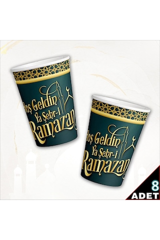 Hoşgeldin Ramazan Bardak - 8 Adet