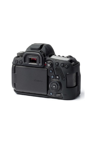Canon Eos 6D Mark II 2 İçin Silikon Koruyucu Kılıf (Siyah)