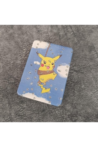 Cep Ayna Pokemeon Pikachua Makyaj Çanta Seyahat Taşınabilir Ayna Kozmetik Büyüteç Kompakt Çok Renkli