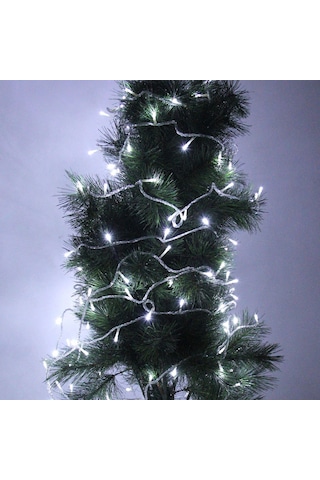 Sones 30m Su Geçirmez Ip44 Dize Dekorasyon Işığı, Noel Partisi İçin, 300 Led, 8 Fonksiyonlu Kontrol Ünitesi İle Beyaz Işık, 220-240v, Ab Fişi Diğer