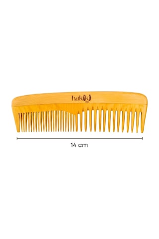 Doğal Erkek Şimşir Tarak Saç Ve Sakal Bakımı 14 Cm Ultra Pürüzsüz Yüzey