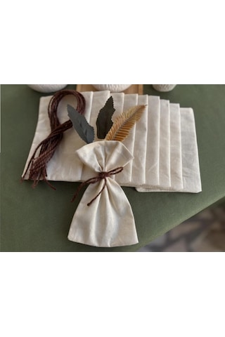 Natural Keten Çok Amaçlı Bez Kese 9x12 Lavanta Kesesi - Hediye Kesesi - Takı Kesesi 10 Adet Adet-50 Adet