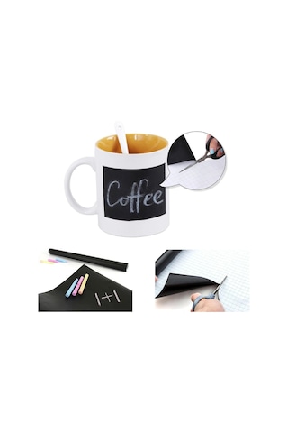 Sticker Rulo Yapışkanlı Çocuk Yazı Yazma Tahtası Yazı Yazma Sticker Bx40 124-Pembe