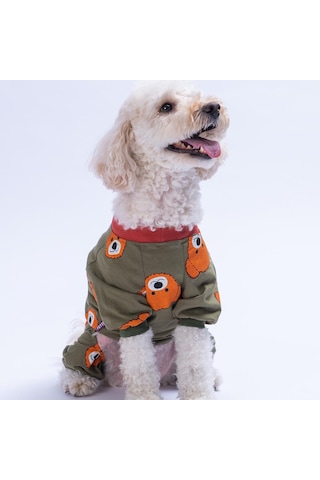 Pettrend Teddy Ted Penye Tulum Kedi Köpek Tulumu Kedi Köpek Kıyafeti Köpek Pijaması