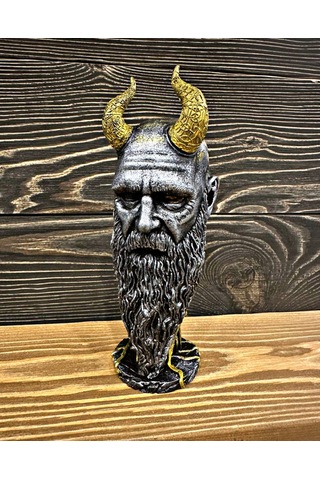 God Of War Ragnarok Kratos Mimir 20cm Gümüş Renk Polyester Figür