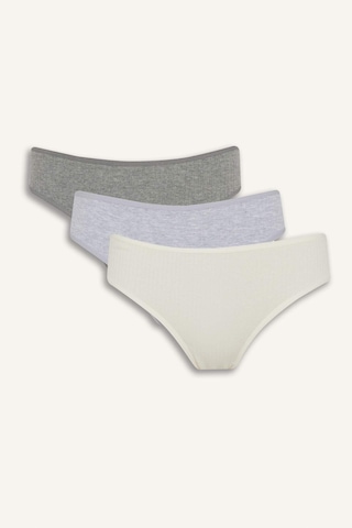 Defacto Ribana 3lü Brief Külot-fall İn Love D6398ax25augr93 Gri-gr93