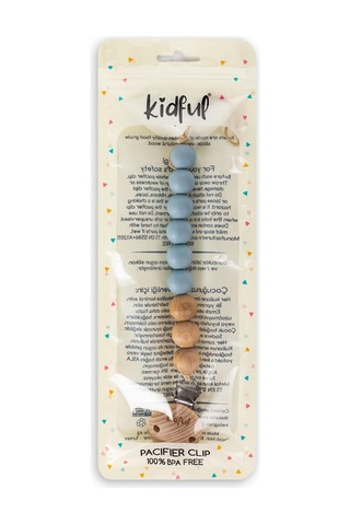 Kidful Emzik Askısı - Dusty Blue Beyaz - Mavi