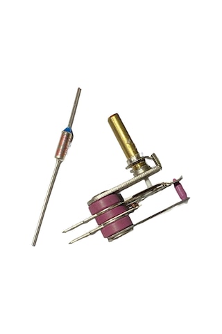 King Tost Makinesi Termostat , Mil Uzunluğu 2 Cm 10 Amper