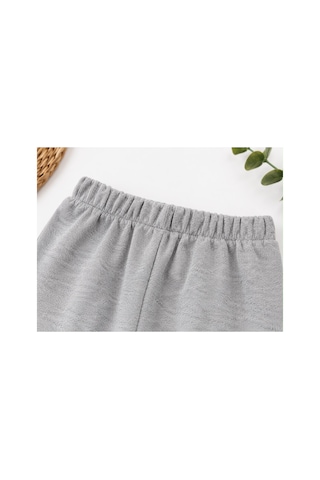 H&c Coolboy H&c %100 Pamuk Penye Bebek Tek Alt Pantalon 0-36 Ay gri