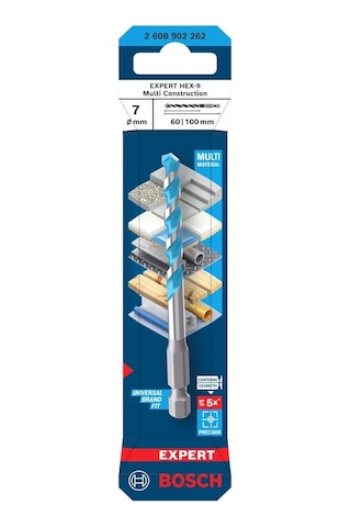 Bosch Expert Hex-9 7 X 100 Mm Çok Amaçlı Matkap Ucu 2608902262