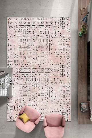 West Home Dijital Baskı Yıkanabilir Kaymaz Taban Mutfak Halısı Salon Halısı Ve Yolluk Wh 548 Rose