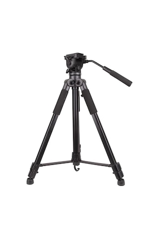 688 Profesyonel Fotoğraf Video Tripod 1.70 Metre Su Terazili Ve Asansörlü Taşıma Çantalı Full Set Diğer