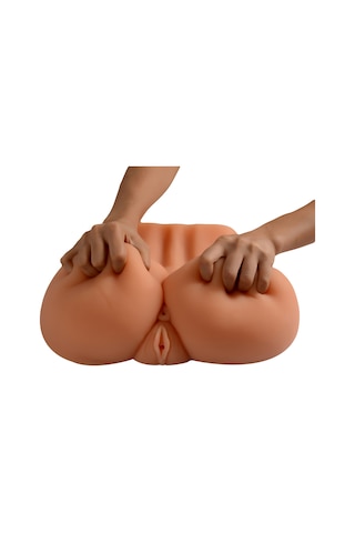 Hızlı Express XL Büyük Boy 4 KG Realistik 2 İşlevli Kadın Kalça Yapay Suni Vajina ve Anüs