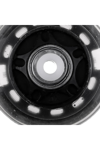 Suntek 4 Adet Dış Mekan Tekerlekli Paten Yedek Pu Siyah Siyah