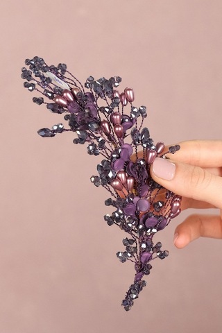 FdayAksesuar Gelinlere Özel Lega Inci Boncuklu Yan Saç Tokası Gelin Aksesuarı FRDY31511