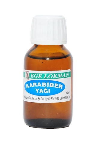 Ege Lokman Karabiber Yağı 50 ML